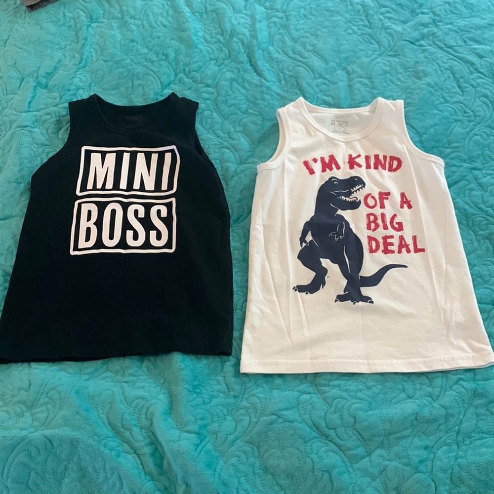 Graphic tanks boys 5T